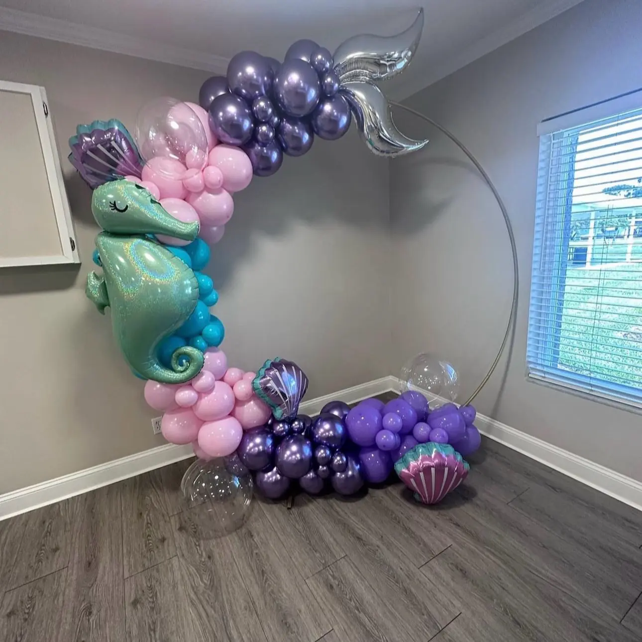 Mermaid balloon garland kit