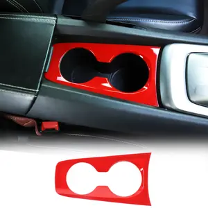 Custom For Chevrolet chevy Camaro 2010-2015 Front Cupholder Water Cup Holder Cover Trim Car Interior Accessories Automotive cute car decor
