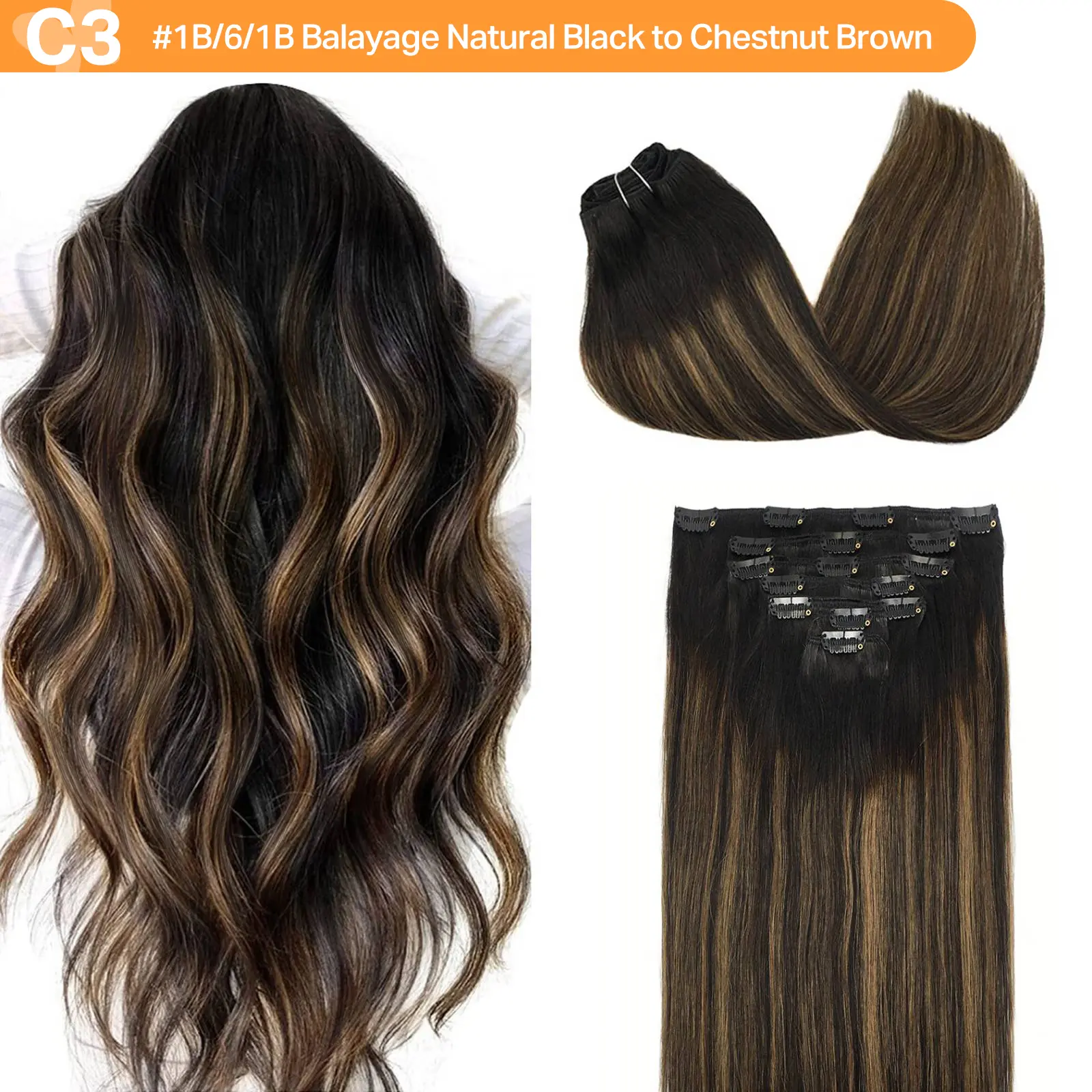 #(T1B/6)P1B	Natural Black to Chestnut Brown