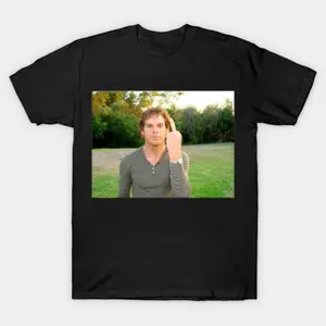 Iconic DEXXTER TONIGHT'S THE NIGHT Middle Finger Shirt with Bold Design