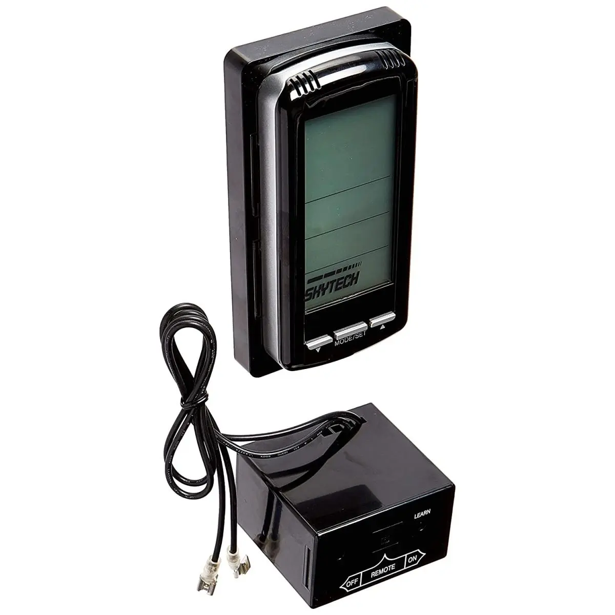 SkyTech 5301 Backlit LCD Touch Screen Fireplace Remote Control with Timer & Thermostat