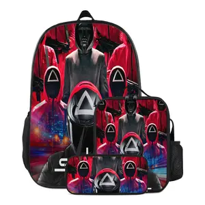 SQUID GAME: PLAYER 456’S OFFICIAL GEAR BUNDLE 2025 | Stormproof Backpack + Bomb-Proof Lunch Box | TikTok’s Sold-Out Alert!🔥 Stylish Daypacks
