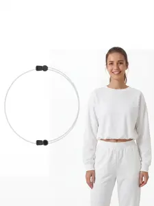 Invisible Adjustable Shirt Crop Band | Elastic T-Shirt Cinch Strap | No-Sew Waist Tightener for Crop Top Look