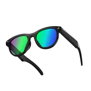 Smart AI Camera Glasses with 8MP Photochromic Lenses ,Button Touch Adjustment for Travel Outdoor Adventures Hands-Free Photography 160+Languages Real-Time Translation Bluetooth Wireless Wearable Video Recording UV Protection ,Black Friday & Cyber Monday