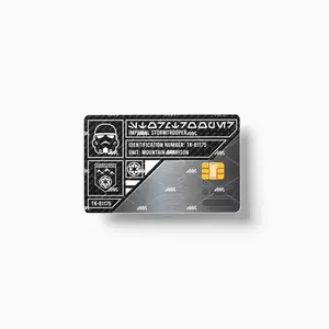 Storm trooper inspired  Credit Ebt Skin Cover - Sleek & Stylish Protection for Your Cards