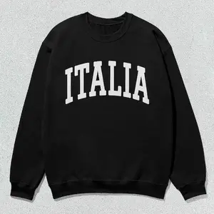 Italy Sweatshirt Collegiate Crewneck Sweater Unisex