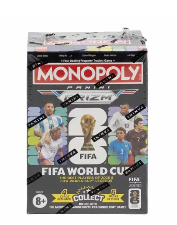 2026 Panini Prizm Monopoly FIFA World Cup Soccer Blaster Box