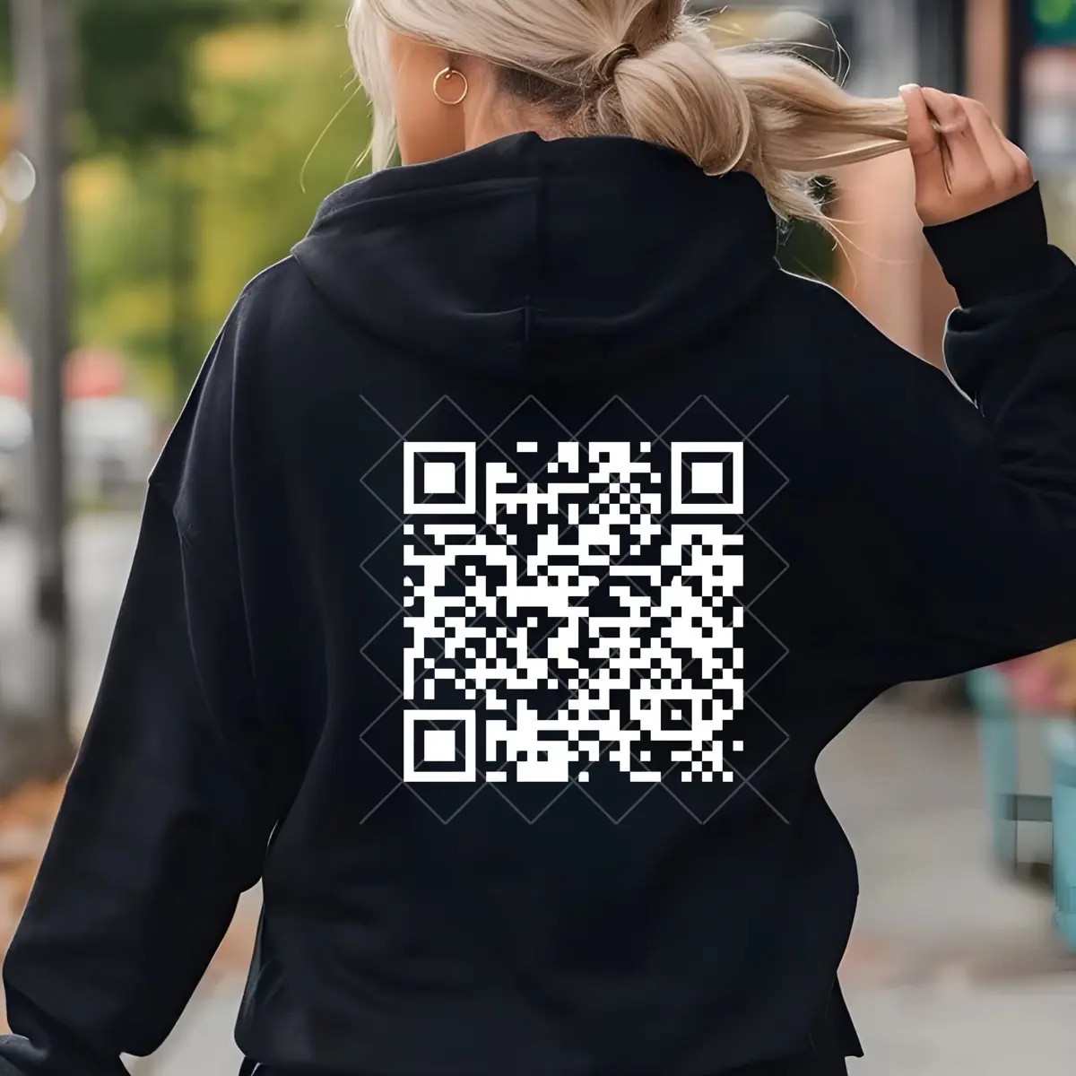 Nice QR Code Hoodie/T-shirt for Men and Women