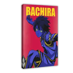 Anime Blue Lock Bachira Meguru II Canvas Poster Wall Art for Home Bedroom Office Dorm Room Decor
