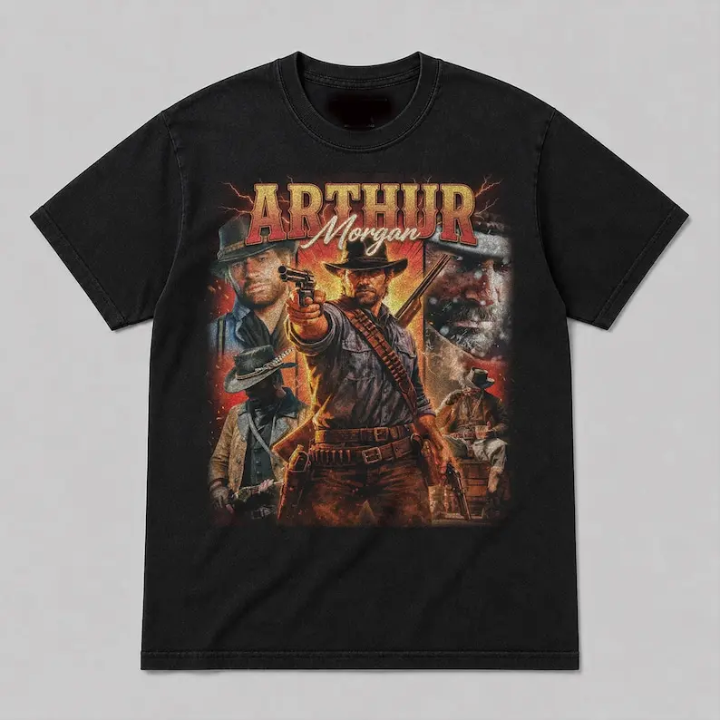 Arthur Morgan Shirt, Vintage  T-Shirt Gift For Fan, Women And Men