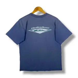 Youth and Adult Rare!! Vintage 90's QUIKSILVER Logo Faded Surf Tee Shirt Boys