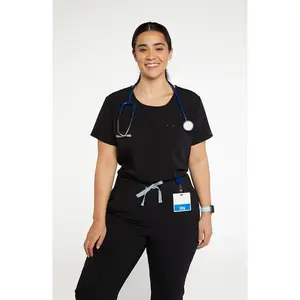 Chelsea Crew Neck 2-Pocket CORE Scrub Top