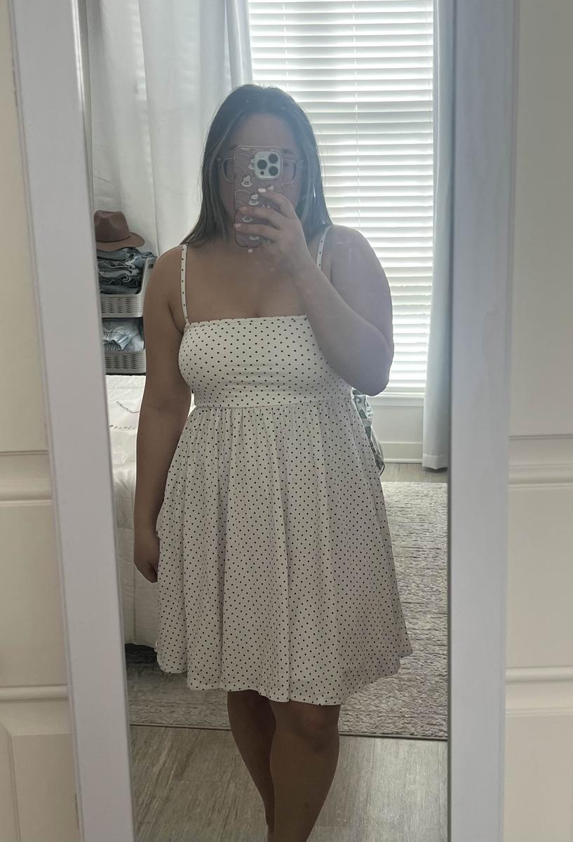 Item: White and Black Polka Dot, M