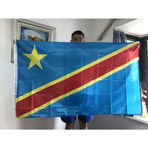 SKY FLAG Congo flag Congo Democratic Republic of the Congo flag Banner National flag Home Decoration flags   60X40 Colorful Wall Gift Hand Room Tapestry Ornaments