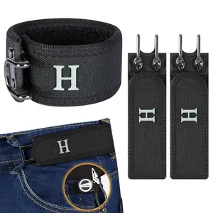 2026 US SummerVibes | Tactical Metal Hook Elastic Belt (Unisex) - Patented No - Buckle Invisible Design / EDC / EveryDayCarry / Soft Adjustable Side belt