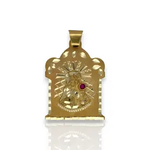 Saint Barbara Pendant - 10k Yellow Gold