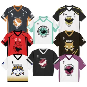Custom Name and Number Haikyuu Boxy Mesh Jersey Shirt, Karasuno Nekoma Aoba Fukurodani Shiratorizawa Inarizaki Anime Jersey Gift For Fan