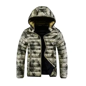 Men’s Cotton-Padded Winter Camouflage Jacket – Warm, Lightweight, Detachable Hood, Regular Fit, Casual Long-Sleeve Tactical Coat (Menswear)