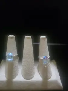 Blue Topaz Oval Stunning Sterling Silver Ring