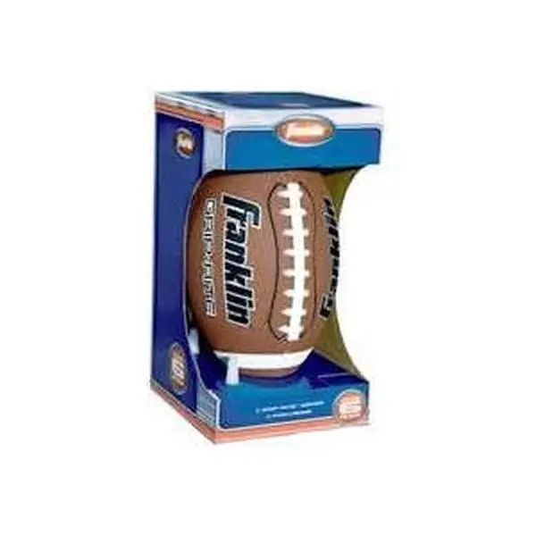 Franklin Grip-Rite Official Size American Football Ball, Tacky Touch Synthetic Leather, Deep Pebble Grip, Double Tuck Laces, Includes Multi-Position Tee, Sports Ball, Balls