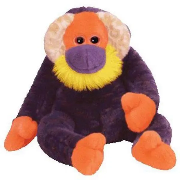 TY Beanie Buddy - BANANAS the Monkey (13 inch) - MWMTs