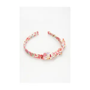 Violet & Brooks Charlotte Preppy Bow FloralHeadband