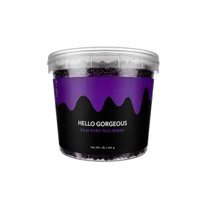 Hello Gorgeous Purple Film Hard Wax - 1 Lb