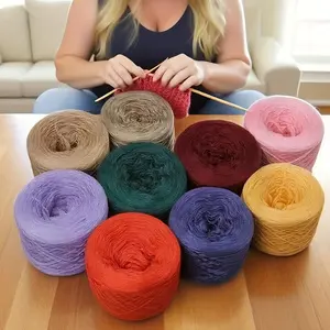 2pcs (500g) Multi-Strand Yarn, Delicate and Soft, Vibrant Colors, Uniform Thickness and Warmth, Suitable for Knitting and Crochet, Sweaters, Shawls, Coasters, Rugs, Scarves, Hats, Shoes, Bags - Perfect for Beginners and Experienced Crafters