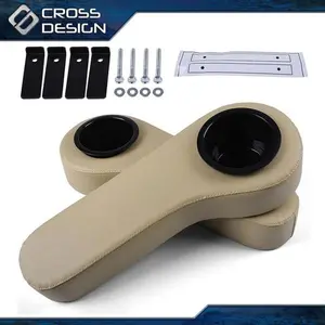 CROSSDESIGN REAR SEAT ARM REST CUSHION CUP HOLDER FIT FOR EZGO/CLUB CAR/YAMAHA GOLF CART