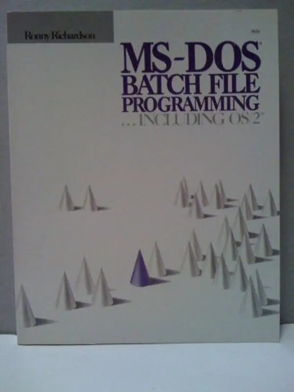 USED Book - MS-DOS Batch File Programming by Ronny Richardson (Paperback) - english