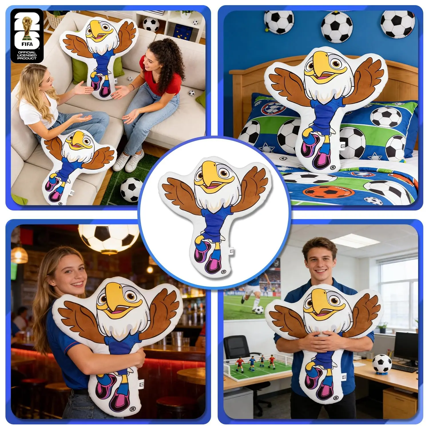 Official FIFA World Cup 2026 Clutch Pillow, 2026 Soocer World Cup