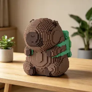 Handmade DIY 3D Puzzle, Creative Assembly Blocks, Challenging Build Kit, Perfect Gift for Adults and Teens, Easter, Halloween, Christmas