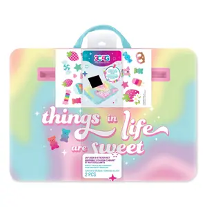 3C4G Life Is Sweet Lap Desk & Sticker Set