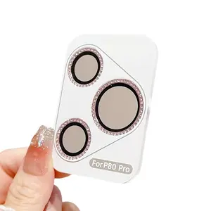 Huawei P80 Ultra Camera Lens Protector Film, Includes Reinforced Ring & Positioning Base Cover, Durable Protective Case Accessory