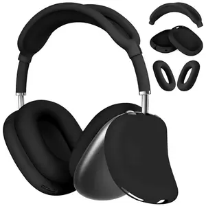 3 in 1 Soft Silicone Skin Protector Headphones Case For Airpods Max Cases Anti Scratch Shockproof Earphone Cover Accessories