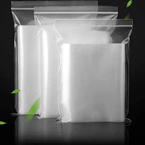 Ding Bling Hair Store Transparent Bag