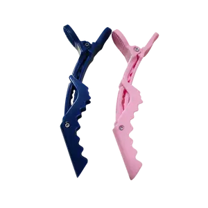 【Random Color】Alligator Clip Hair Sectioning Grips Tool Basic Hairpin Beauty Makeup Plastic Clips Women Daily Tools Pin