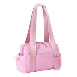 Large Capacity Women's Shoulder Bag, Multi-functional Travel and Fitness Bag, Fashionable Hand-held Storage Bag, Dry and Wet Separated