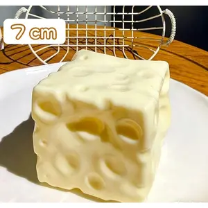Teacher's Day Gift DIY Cheese Scented Candle Hollow Ball Ultra Thin Soft Slow Rebound Candle Making Toy