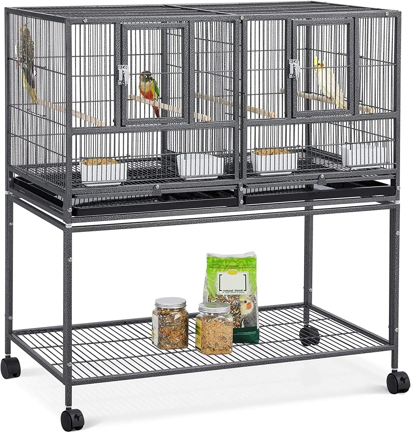 Yaheetech 415 Stackable Divided Bird Breeder Cage