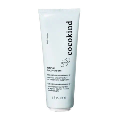 [cocokind] Retinol Body Cream 0.05% with Ceramide NP | Lightweight Body Moisturizer | Firms Skin & Smooths Texture