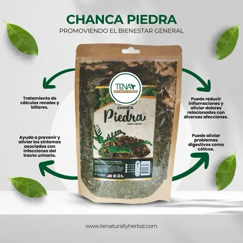Chancapiedra Leaves Herbal Tea Blend Beverage, 4oz Natural Tea Bags - Supports Kidney Function, Liver Detox, Urinary Tract Health