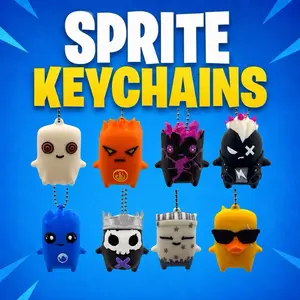 Gaming Sprites Keychain Decor for Gamers! Battle Royale Fans
