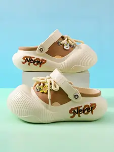 Unisex Sporty Unisex Letter Pattern Ventilate Clogs, Casual Comfortable Breathable Non-slip Clogs, Fashionable Shoes for Outdoor Sports