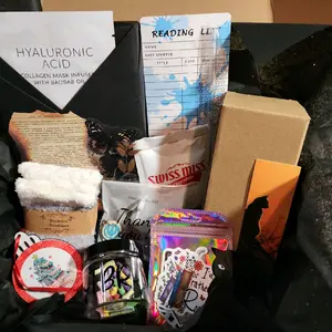 Horror Blind Date With A Book Box - Surprise Horror Book, 13oz Glass Cup & Book Goodies