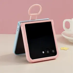 Sweet Cute Korean Candy Color Block Magnetic Case with Silicone Ring for Motorola Razr 60 Ultra Razr 60 Razr 50 Ultra Back Cover