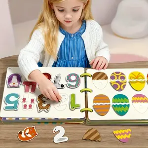 Interactive Quiet Book, Reusable Educational Learning Sticker Book Enhancing Motor Skills And Cognitive Abilities Learning And Educating Writing AIDS Back-to-school Supplies Christmas Gift