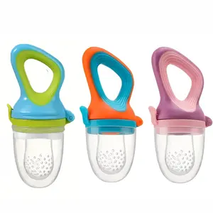 Silicone Baby Fruit Feeder, Baby Fruit Pacifier, Easy To Teethe Baby Fruit Pacifier, Baby Food Supplement Feeder, Cute