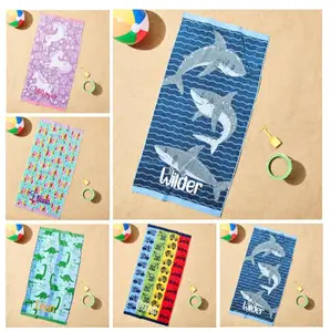 PersonalizedBeach Towel – Custom Name | 30x60 Premium Cotton