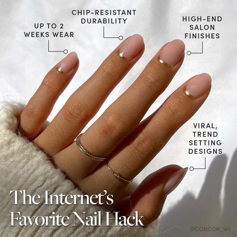 Glamnetic Short Round Icons Press-On Nail Collection